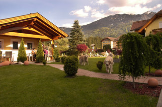 Sunset at the Hotel Garni Zerza at Nassfeld