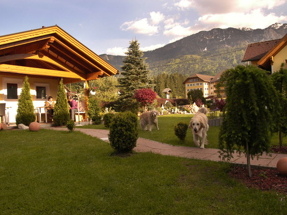 Sunset at the Hotel Garni Zerza at Nassfeld