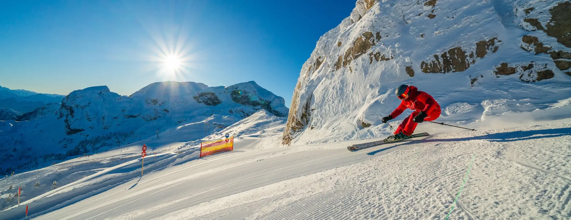 Skiers at the Nassfeld ski resort (c) Peter Maier - nassfeld.at.
