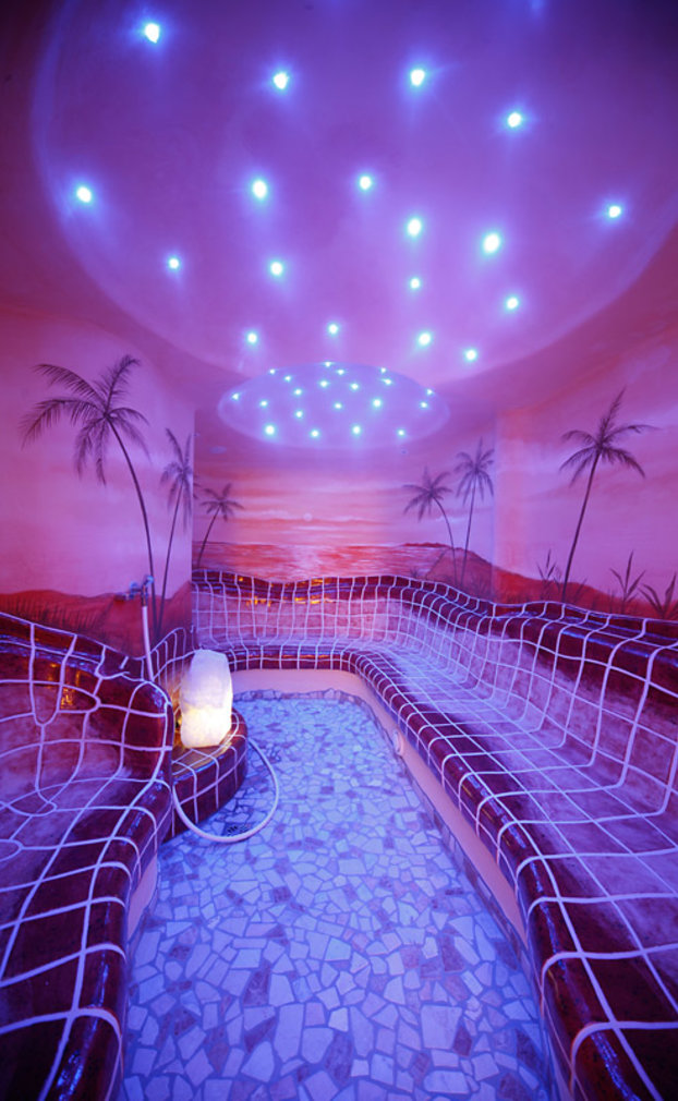 Wellness area at the Hotel Garni Zerza at Nassfeld in Carinthia