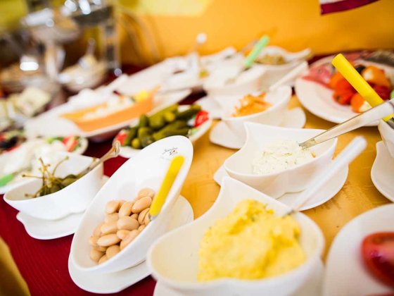 Breakfast buffet at Hotel Garni Zerza
