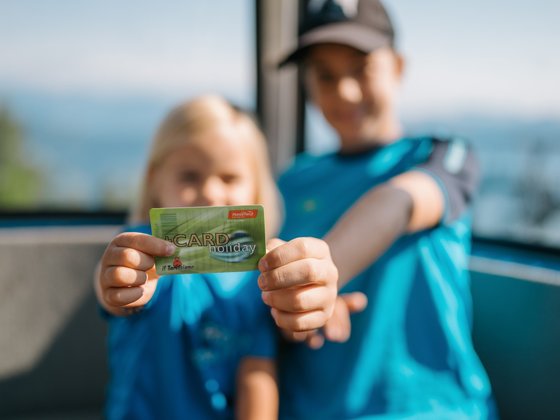Children with the +CARD holiday (c) Martin Hoffmann - nassfeld.at.