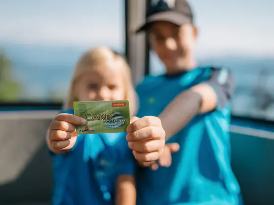 Children with the +CARD holiday (c) Martin Hoffmann - nassfeld.at.