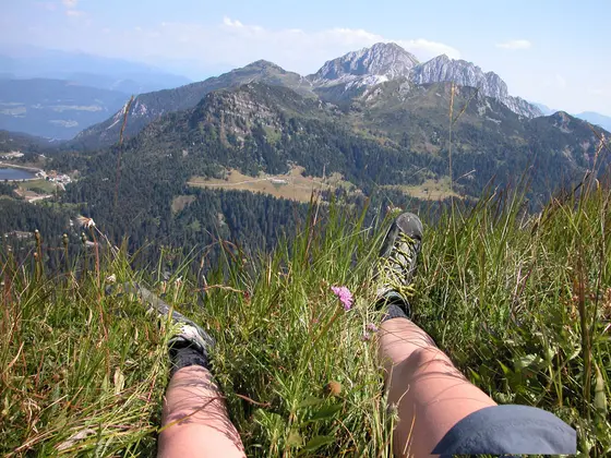 Hiking around the Hotel Garni Zerza