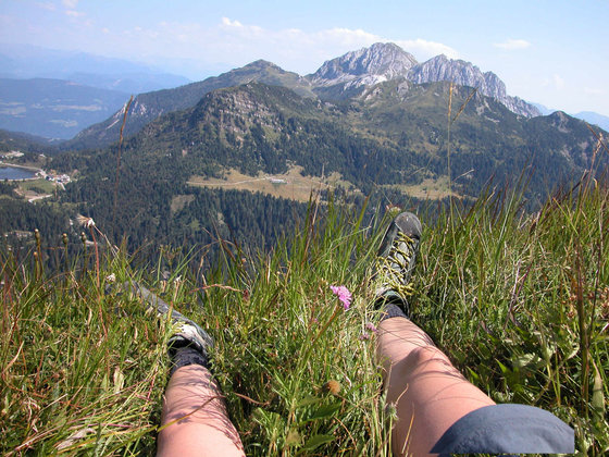 Hiking around the Hotel Garni Zerza