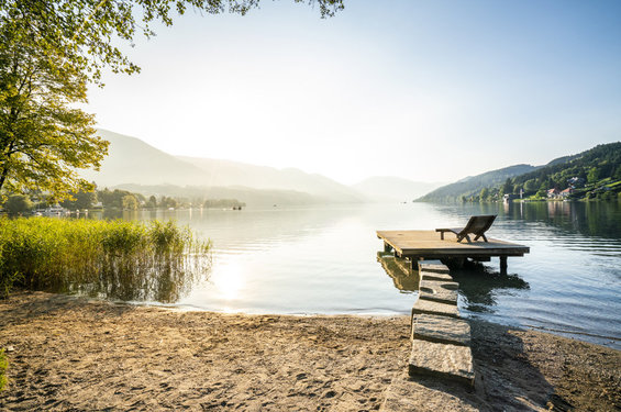 Lying on Lake Millstatt in Carinthia.