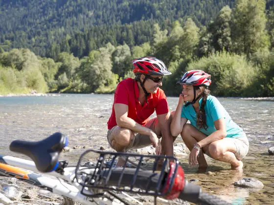 Cycle tour along the Gailtal cycle path around the Hotel Garni Zerza