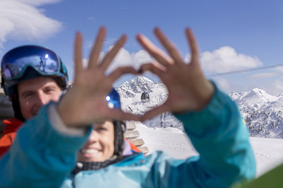 Pure skiing pleasure in the Nassfeld ski area (c) Martin Lugger