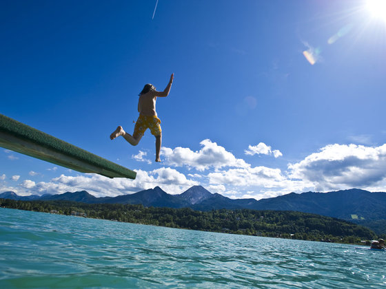 Bathing fun around the Hotel Garni Zerza in Carinthia