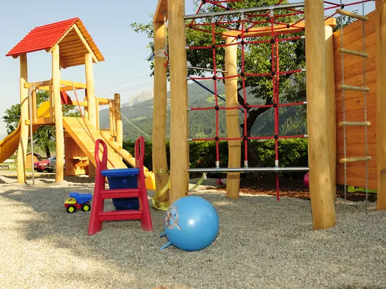 Children's playground at Hotel Garni Zerza