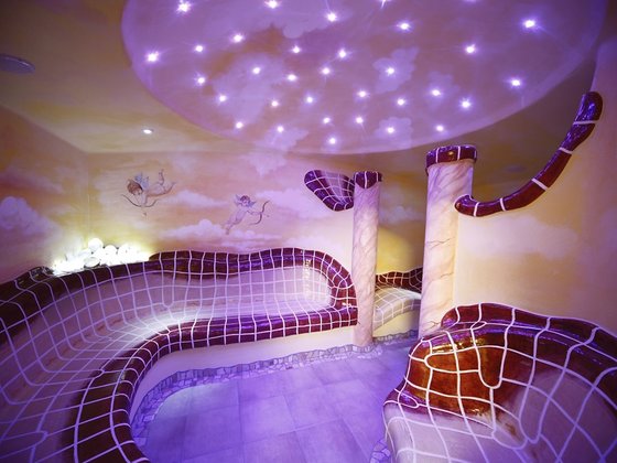Wellness area at the Hotel Garni Zerza am Nassfeld