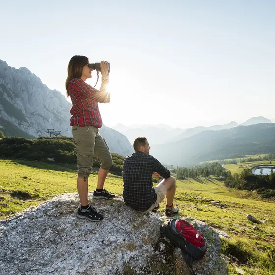 Hiking with a view at Nassfeld Copyright Daniel Zupanc