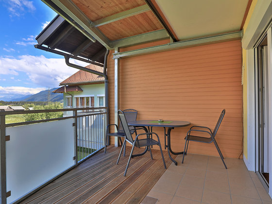 Balcony at Hotel Garni Zerza