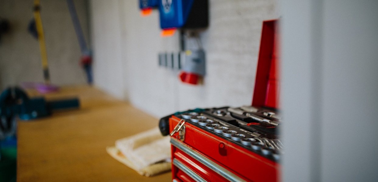 Toolbox in the Biker Nest at Nassfeld