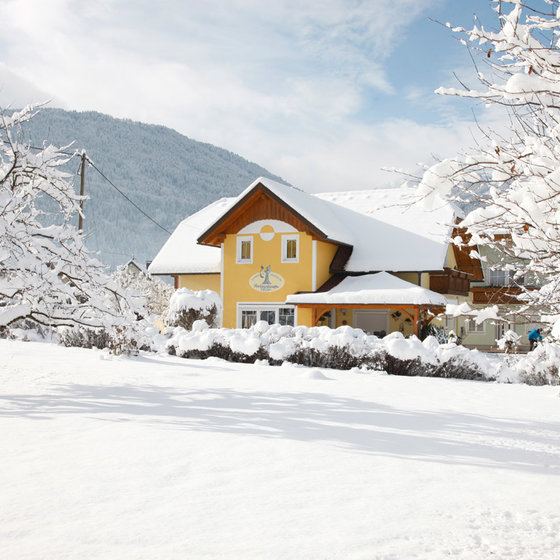 Winter at the Zerza Bed and Breakfast in Carinthia