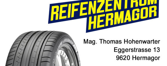 Business card of the Reifenzentrum Hermagor