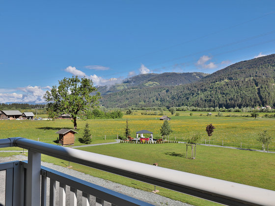 View from the balcony at Hotel Garni Zerza