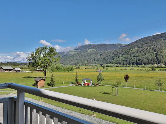 View from the balcony at Hotel Garni Zerza