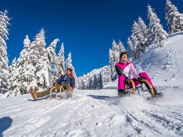 Sledding on the slopes in Carinthia (c) Peter Maier - nassfeld.at.