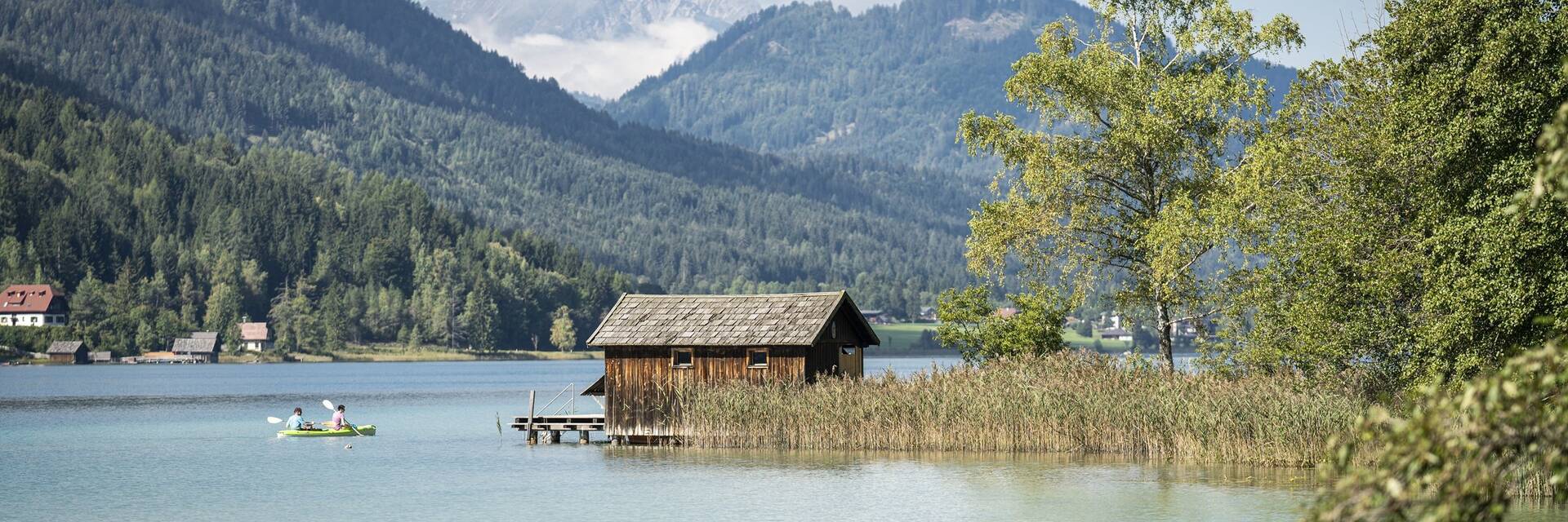 Pier on Lake Weissensee (c) Dietmar Denger.