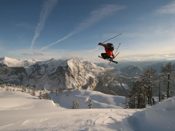 Fun on the slopes in winter at Hotel Garni Zerza
