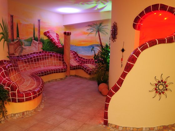 Wellness area at the Hotel Garni Zerza