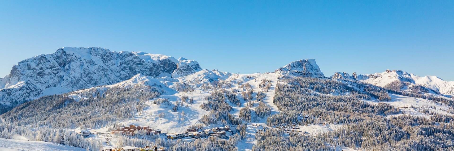 Drone photo of Nassfeld (c) Peter Maier.