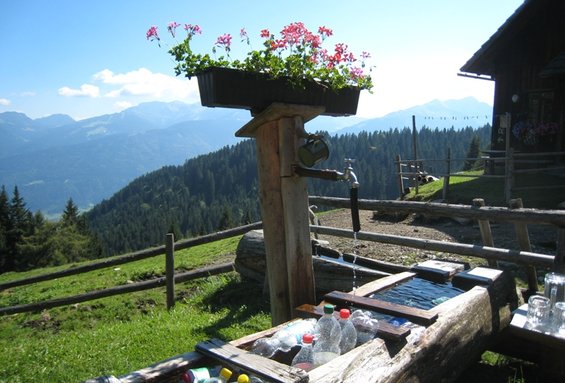 Hiking to the Schimanberger Alm