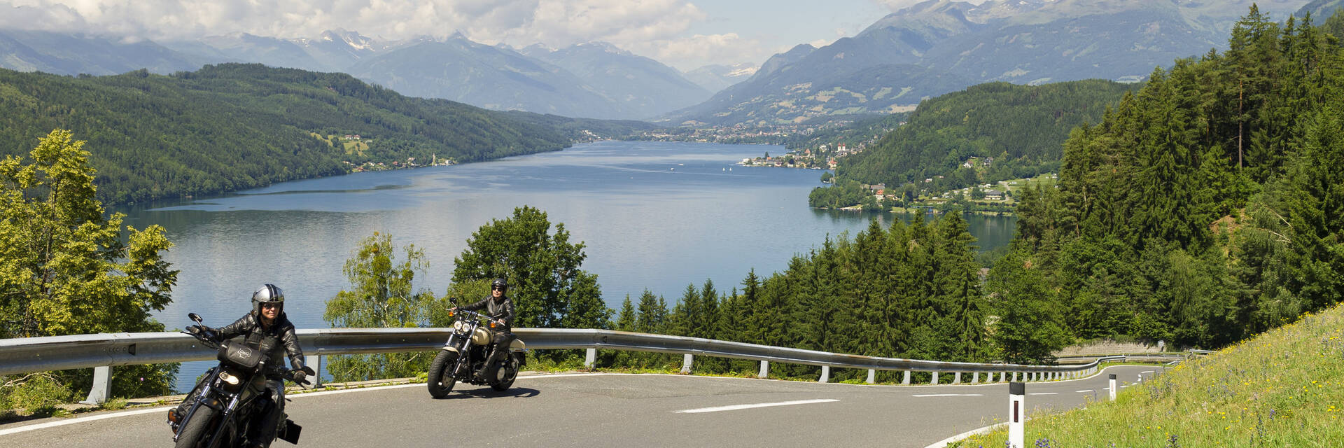 Motorcycling around the Hotel Garni Zerza