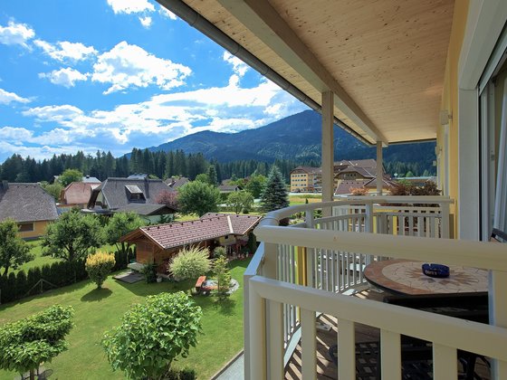 View from the balcony in the Classic Double Room.