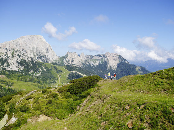 Impressive mountains around the Hotel Garni Zerza