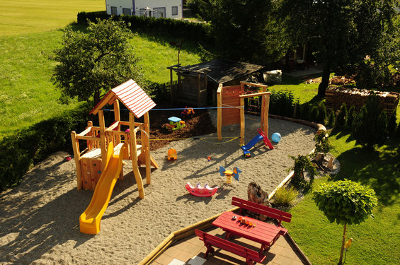 Children's playground at the Hotel Garni Zerza at Nassfeld