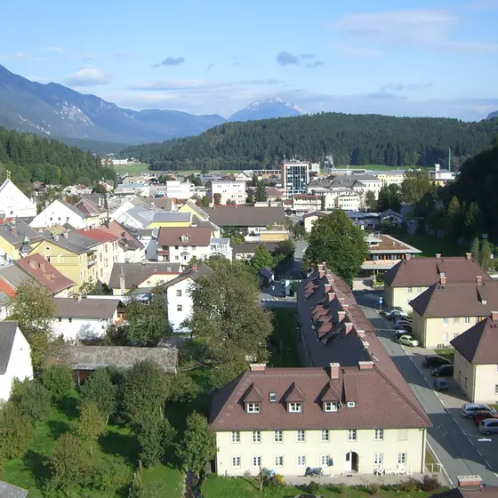 City of Hermagor in summer.