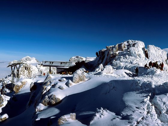 Winter landscape in the Nassfeld region