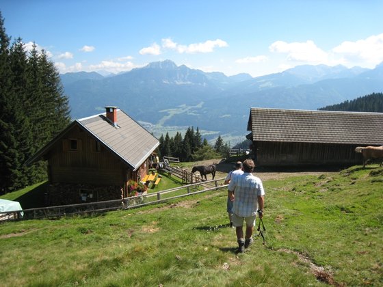 Hike to the Schimanberger Alm on the Nassfeld
