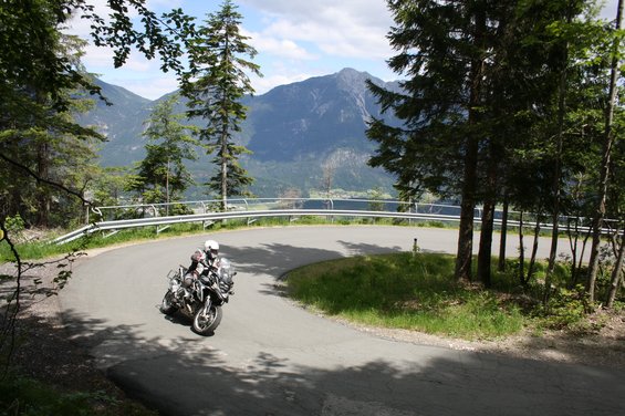 Motorcycle tour at Nassfeld