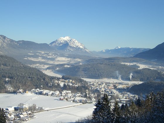 Town of Hermagor covered in snow (c) hermagor.at