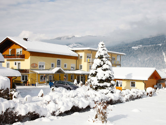 Winter at the Hotel Garni Zerza at Nassfeld