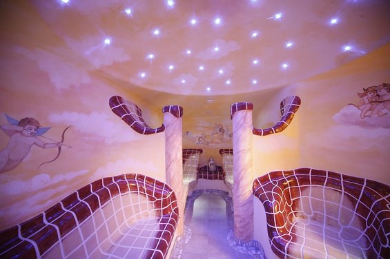 Wellness area at the Hotel Garni Zerza am Nassfeld