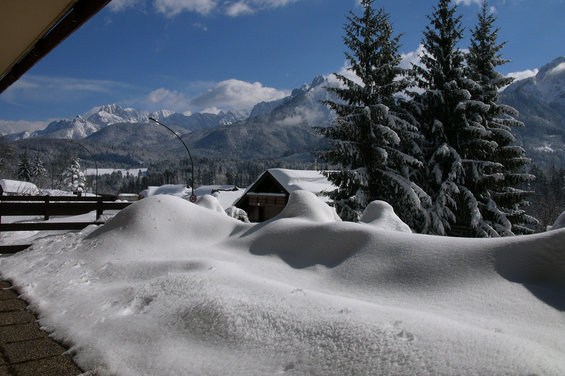 Windy landscape at Nassfeld