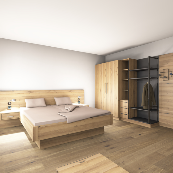 Rendering of the new room at Hotel Garni Zerza.