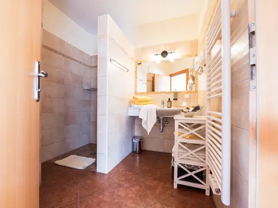 Bathroom in the Classic Double Room. Bathroom in the Classic Double Room.