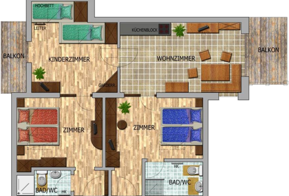 Floor plan apartment 89