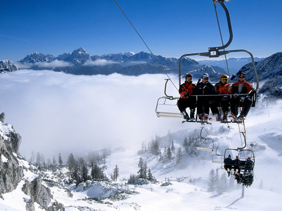 Nassfeld ski resort in Carinthia